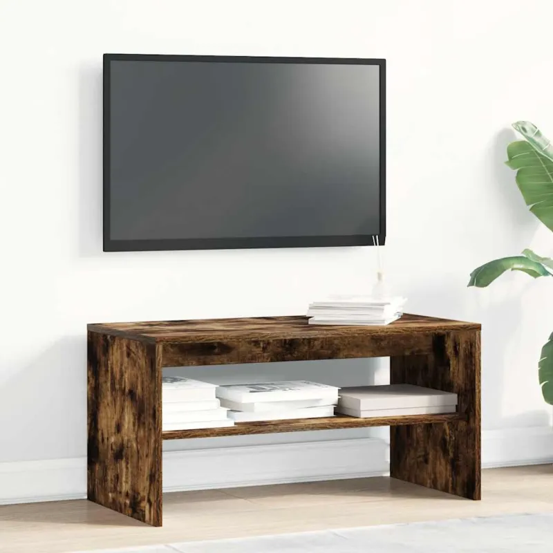 TV spintelė, dūminio ąžuolo, 80x40x40cm, apdirbta mediena