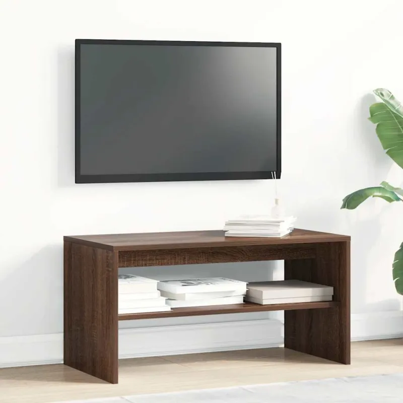 TV spintelė, ruda ąžuolo, 80x40x40cm, apdirbta mediena