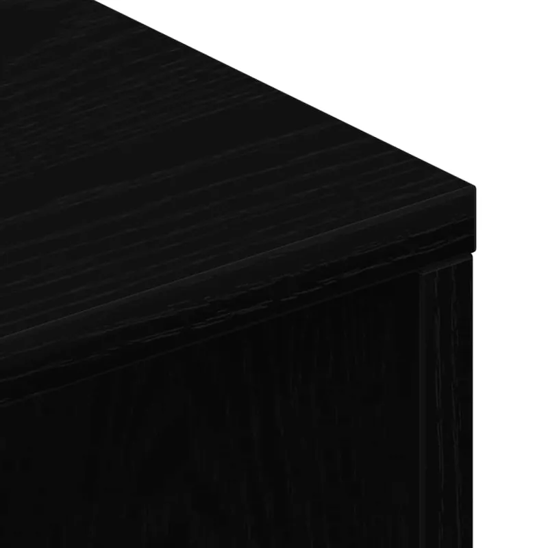televizoriaus spintelė juodas ąžuolas 100x40x40 cm