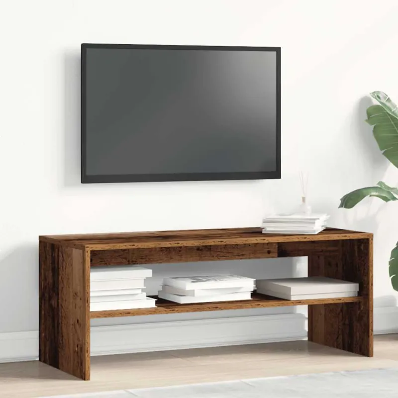 televizoriaus spintelė Old Wood 100x40x40 cm Engineered Wood