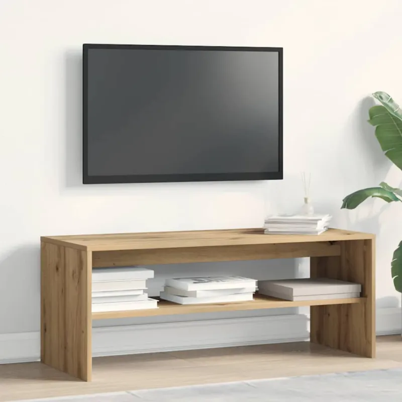 Televizoriaus spintelė, artisano ąžuolo, 100x40x40cm, mediena