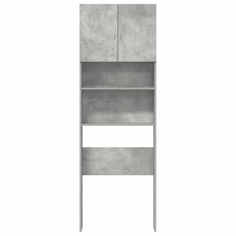 skalbimo mašinos spintelė betoninė pilka 64x24x190 cm