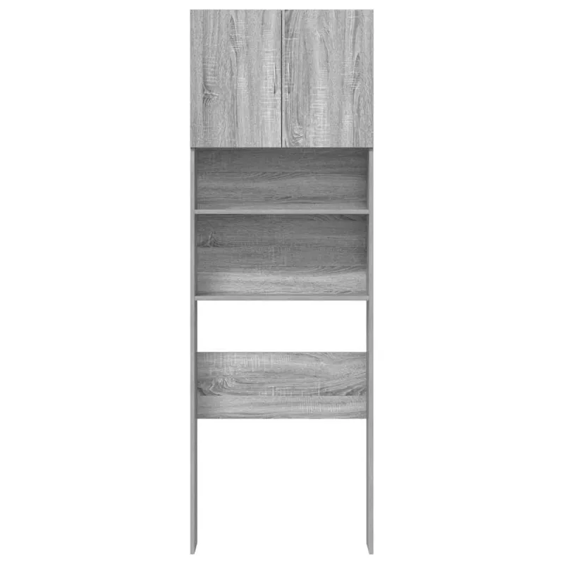 skalbimo mašinos spintelė pilka Sonoma 64x24x190 cm