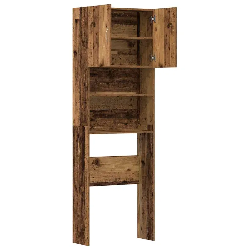 Skalbimo mašinos spintelė Old Wood 64x24x190 cm Engineered Wood