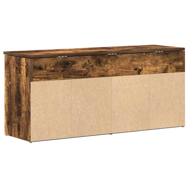 batų suoliukas rūkytas ąžuolas 102x30,5x45cm inžinerinė mediena