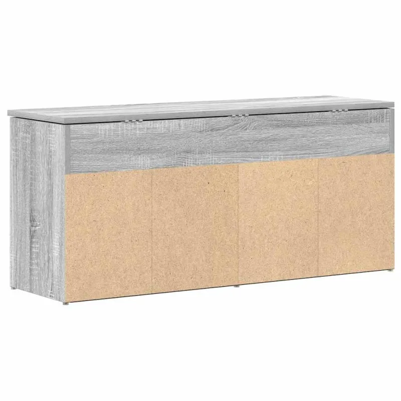 batų suoliukas pilkas Sonoma 102x30,5x45 cm inžinerinė mediena