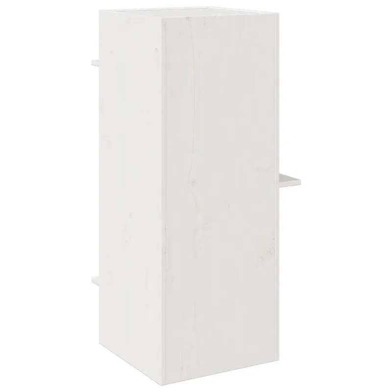 Cat House White 43x43x90 cm Pušies masyvo