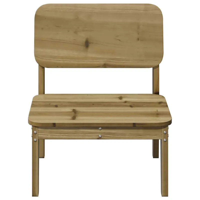 sodo kėdė 60x52,5x72 cm impregnuota pušis