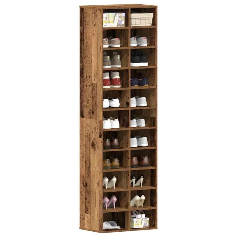 batų spintelė Old Wood 54x34x183 cm Engineered Wood