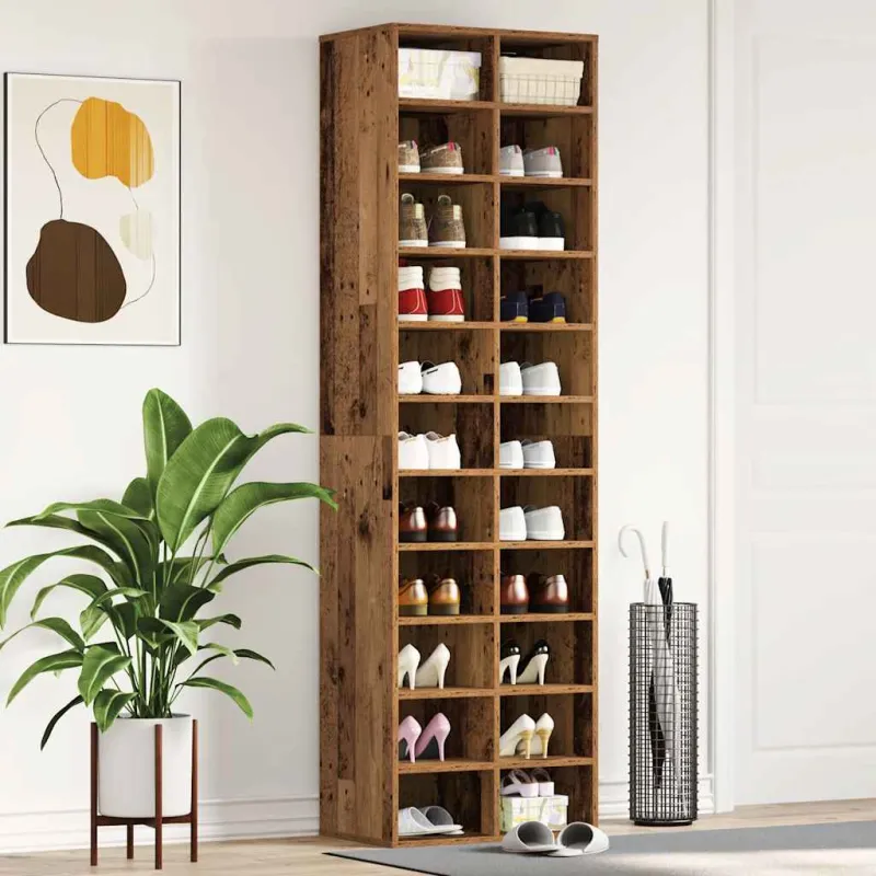 batų spintelė Old Wood 54x34x183 cm Engineered Wood