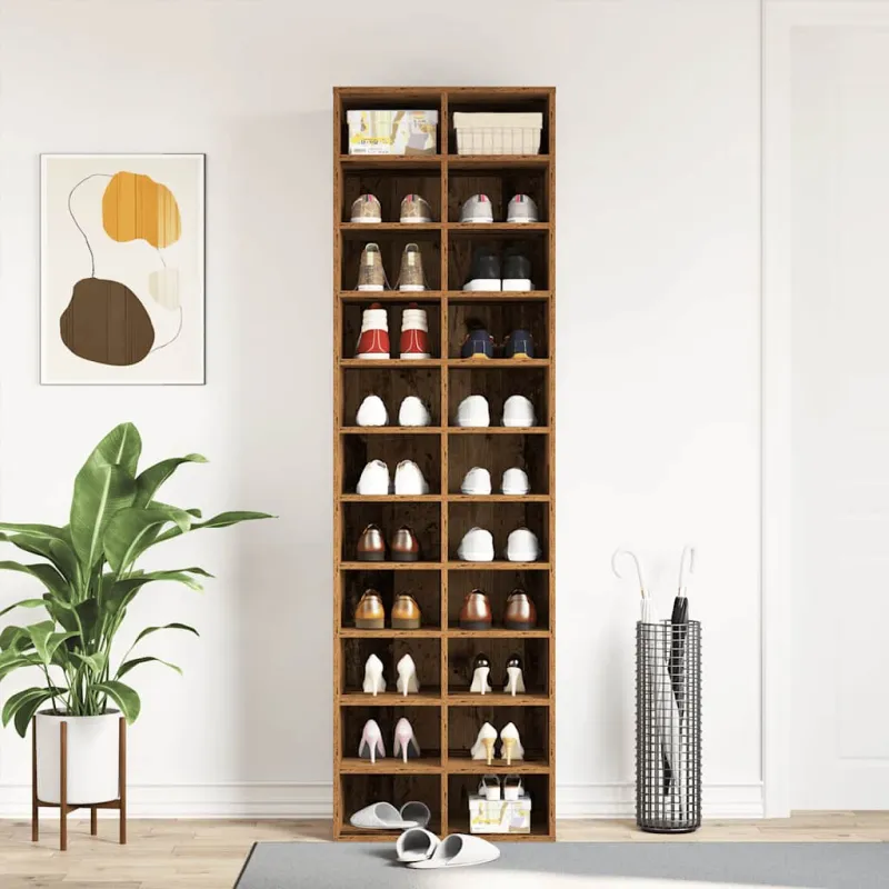 batų spintelė Old Wood 54x34x183 cm Engineered Wood