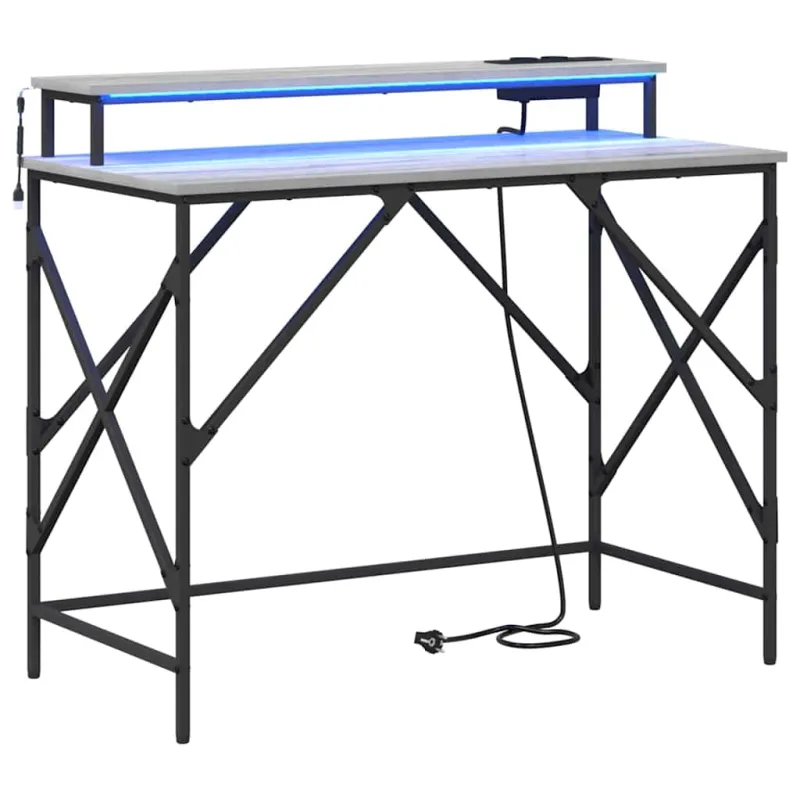 Stalas Pilkas Sonoma 100 x 50 x 86,5 cm Apdirbta mediena
