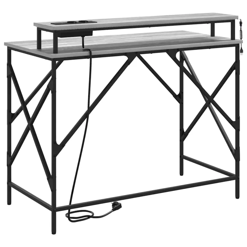 Stalas Pilkas Sonoma 100 x 50 x 86,5 cm Apdirbta mediena
