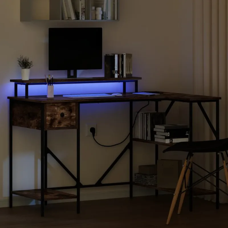 Stalas Rūkyta ąžuolas 120 x 79 x 86,5 cm Apdirbta mediena