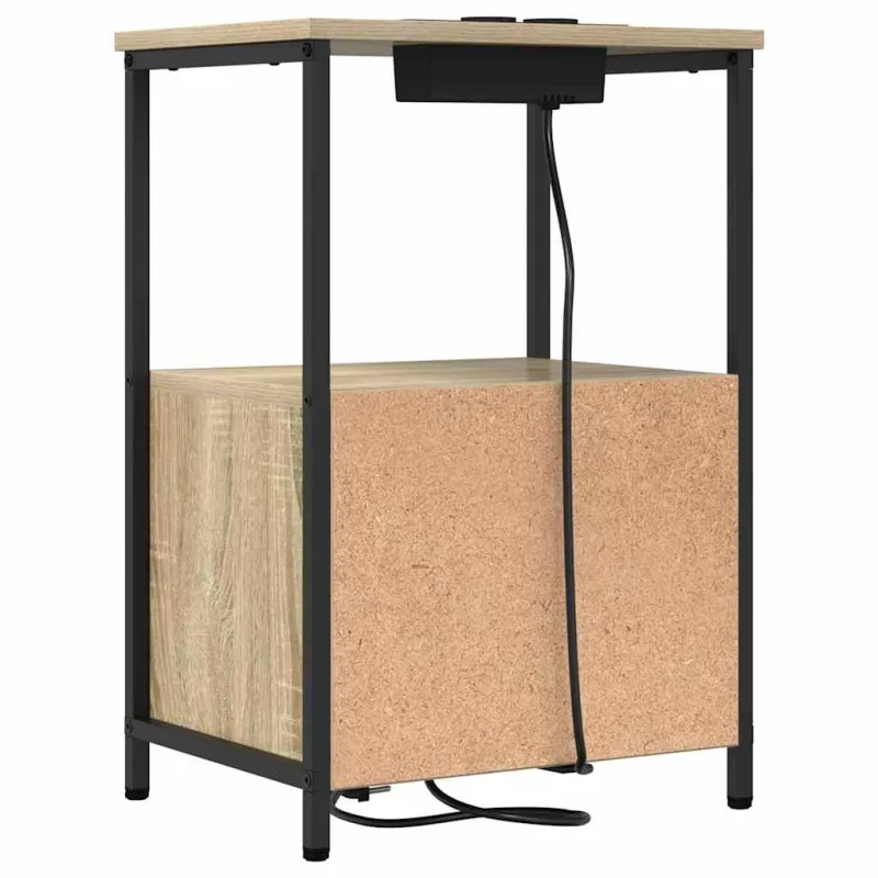 Šalia lovos spintelė 2 pcs Sonoma ąžuolas 40 x 31 x 60 cm