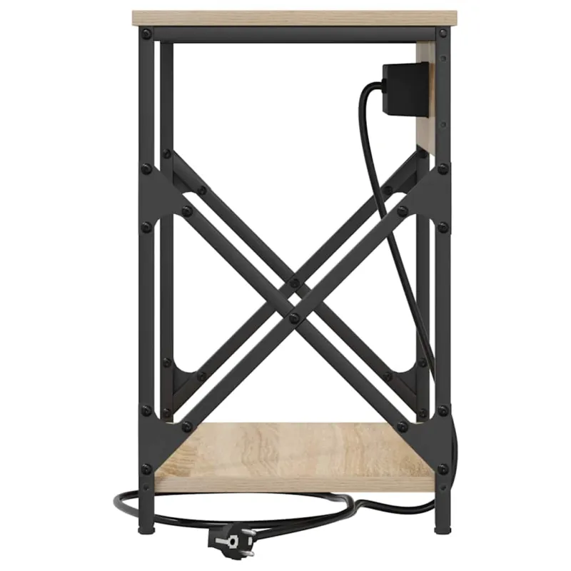 Šalia lovos spintelė 2 pcs Sonoma ąžuolas 41 x 31 x 51 cm