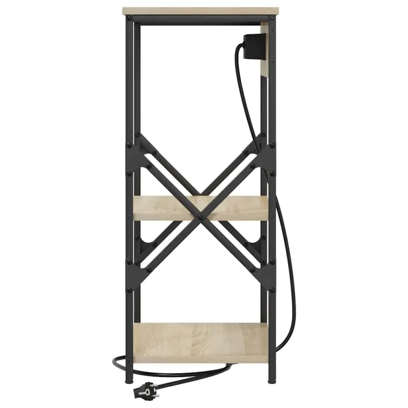 Šalia lovos spintelė 2 pcs Sonoma ąžuolas 41 x 31 x 76 cm