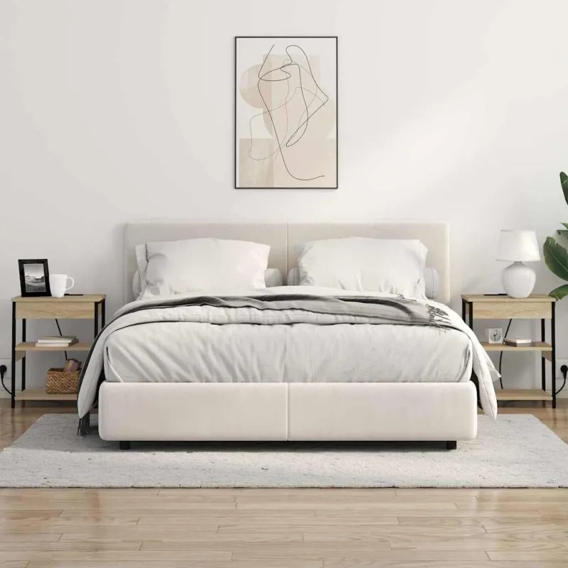 Šalia lovos spintelė 2 pcs Sonoma ąžuolas 41 x 31 x 51 cm