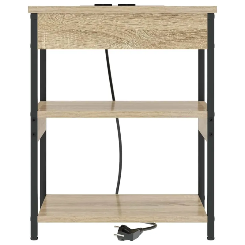Šalia lovos spintelė 2 pcs Sonoma ąžuolas 41 x 31 x 51 cm