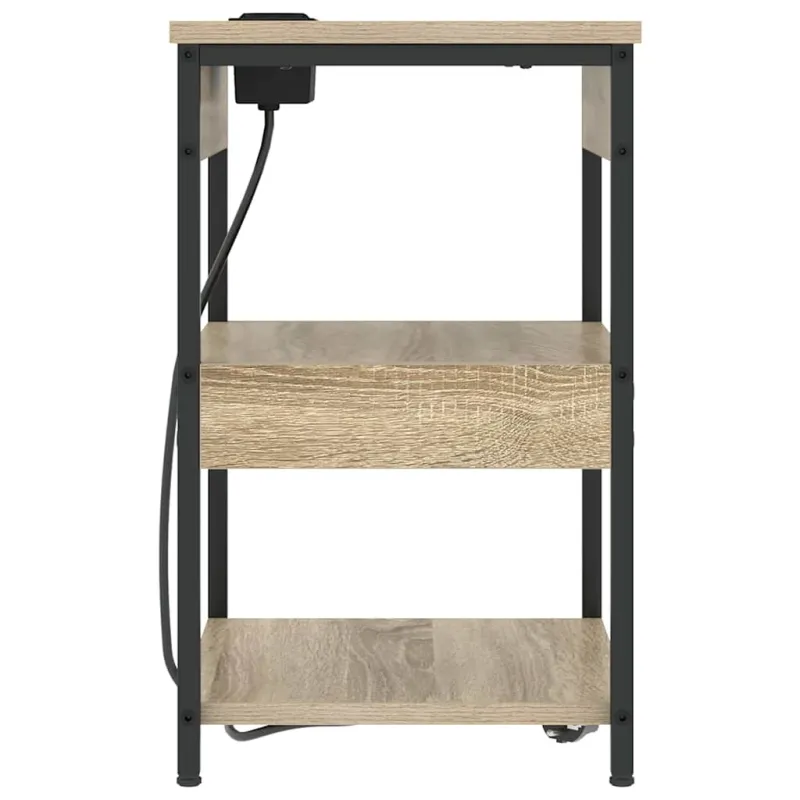 Šalia lovos spintelė 2 pcs Sonoma ąžuolas 41 x 31 x 51 cm