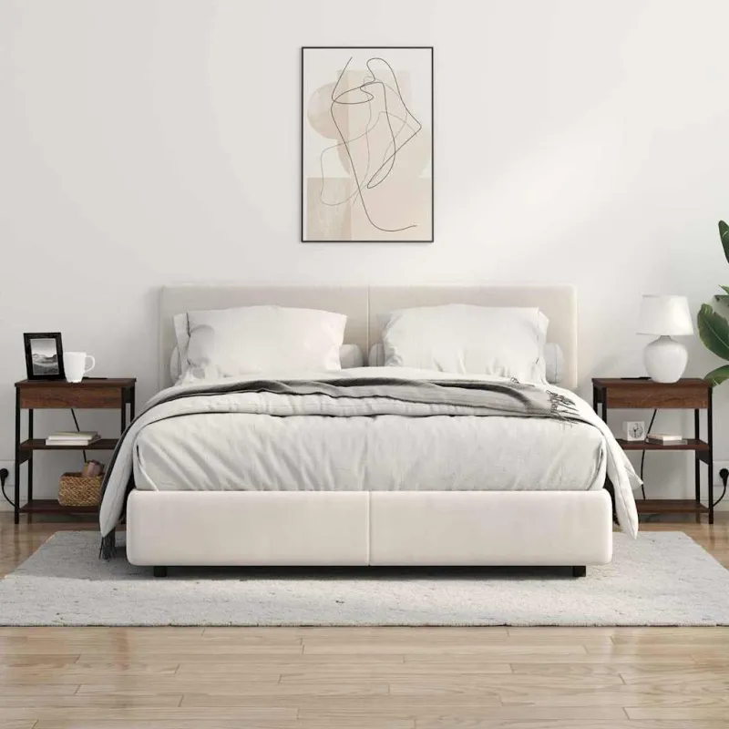 Šalia lovos spintelė 2 pcs Rudas ąžuolas 41 x 31 x 51 cm