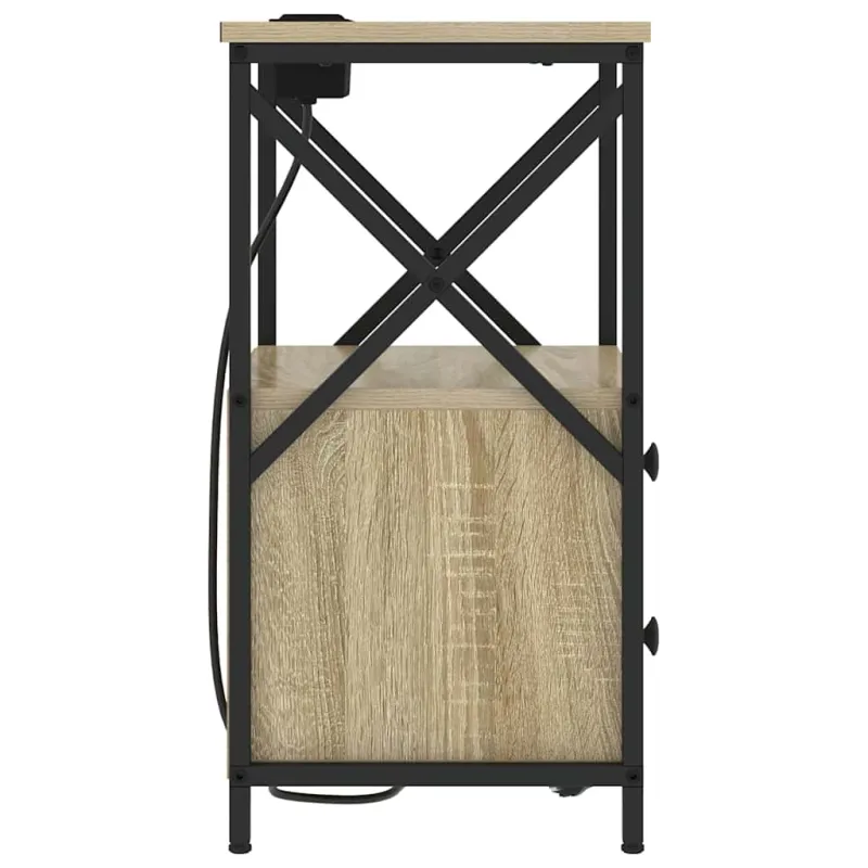 Šalia lovos spintelė 2 pcs Sonoma ąžuolas 40 x 31 x 60 cm