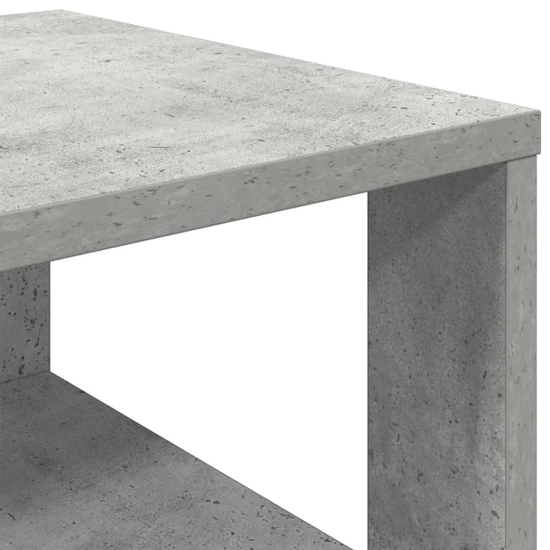 Lentyna batams, betono pilka, 61x32x70cm, apdirbta mediena