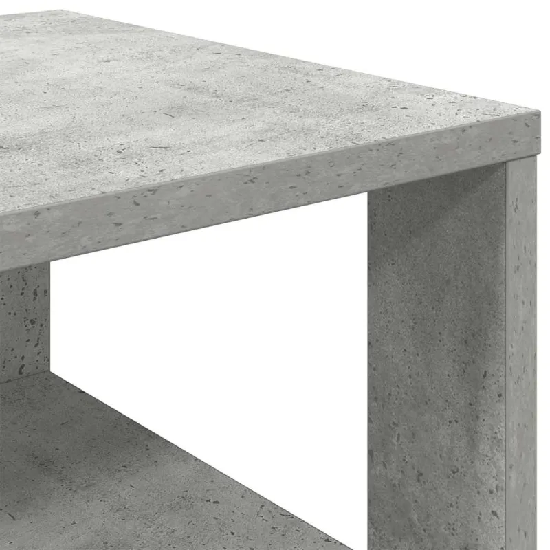Lentyna batams, betono pilka, 61x32x105cm, apdirbta mediena