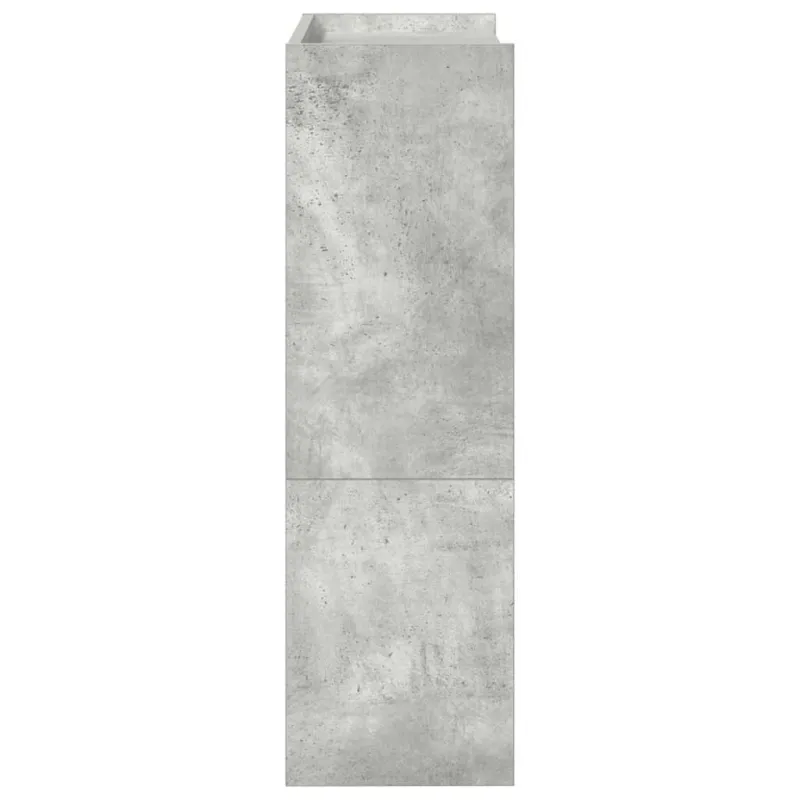 Lentyna batams, betono pilka, 60x25x81 cm, apdirbta mediena