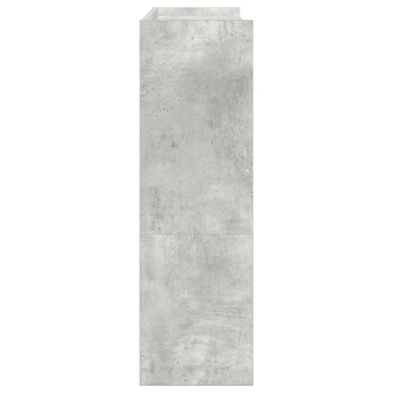 Lentyna batams, betono pilka, 80x25x81cm, apdirbta mediena
