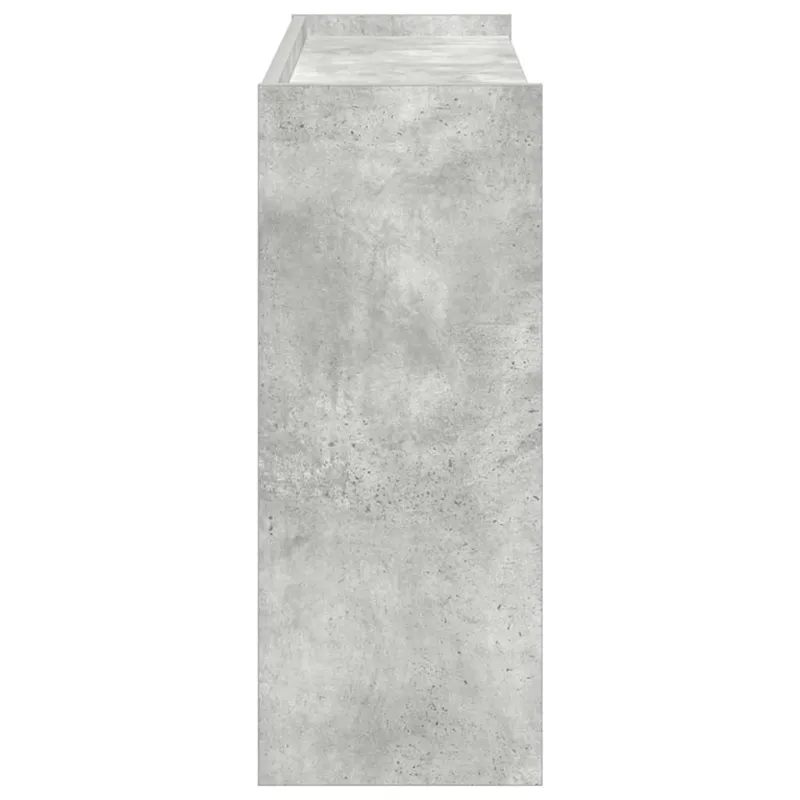 Lentyna batams, betono pilka, 80x25x62cm, apdirbta mediena