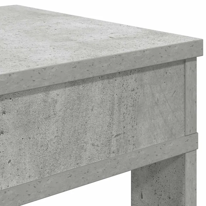 Lentyna batams, betono pilka, 60x30x98cm, apdirbta mediena