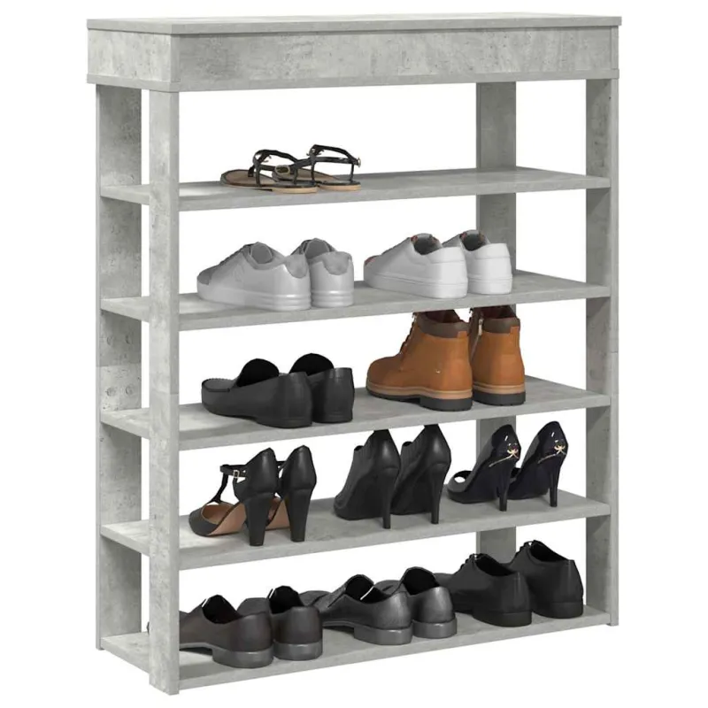 Lentyna batams, Concrete Oak 80x30x98cm, apdirbta mediena