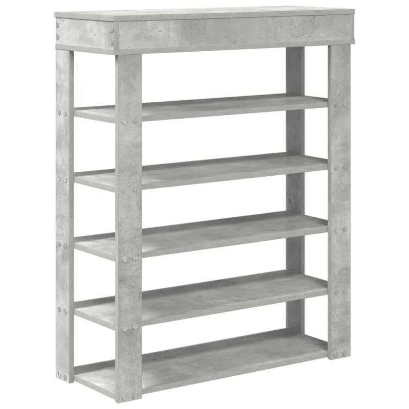 Lentyna batams, Concrete Oak 80x30x98cm, apdirbta mediena