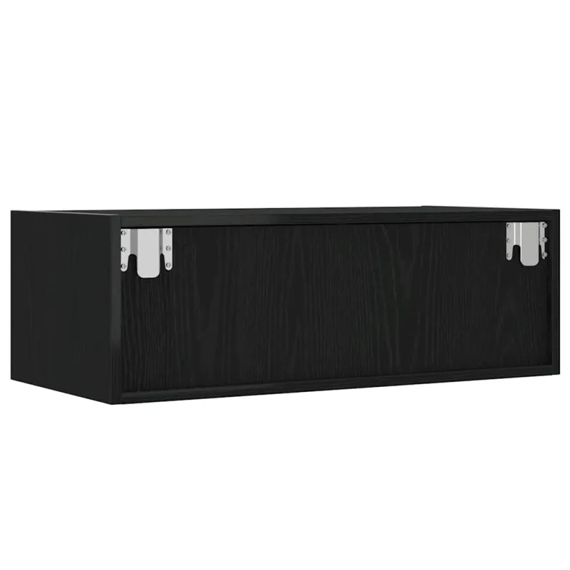 Televizoriaus spintelė su LED apšvietimu, 75x35,5x25 cm