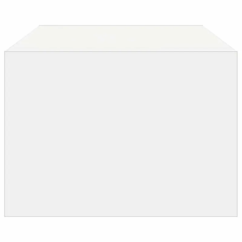 Televizoriaus spintelė su LED apšvietimu, balta, 100X35,5x25 cm