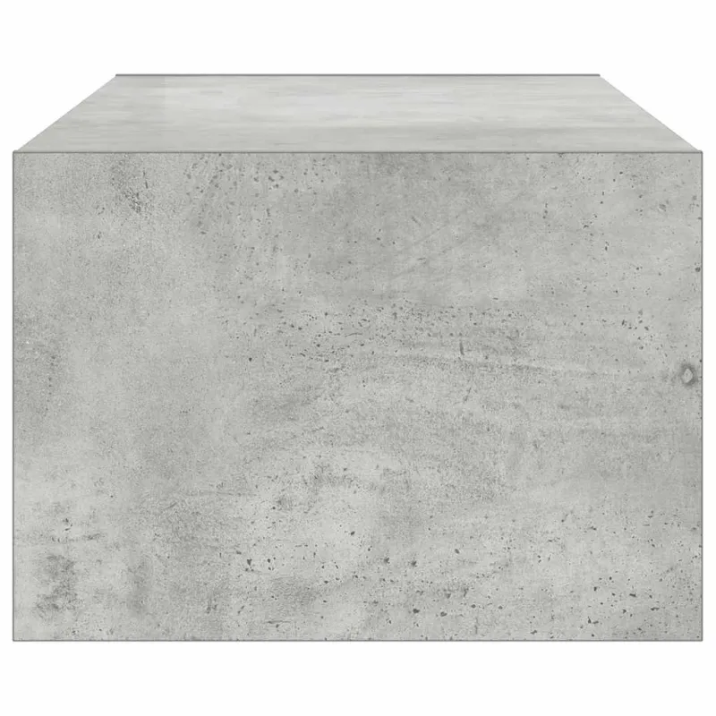 TV spintelė su LED apšvietimu, betono pilka, 100X35,5x25 cm