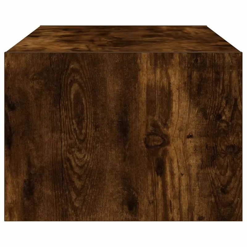 TV spintelė su LED lemputėmis, dūminio ąžuolo, 100X35,5x25 cm