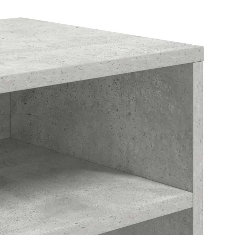 Spintelė knygoms, betono pilka, 66x31x80 cm, MDP