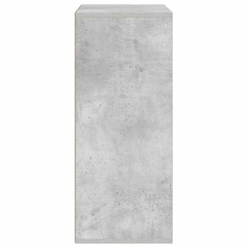 Spintelė knygoms, betono pilka, 60x30x71,5 cm, MDP