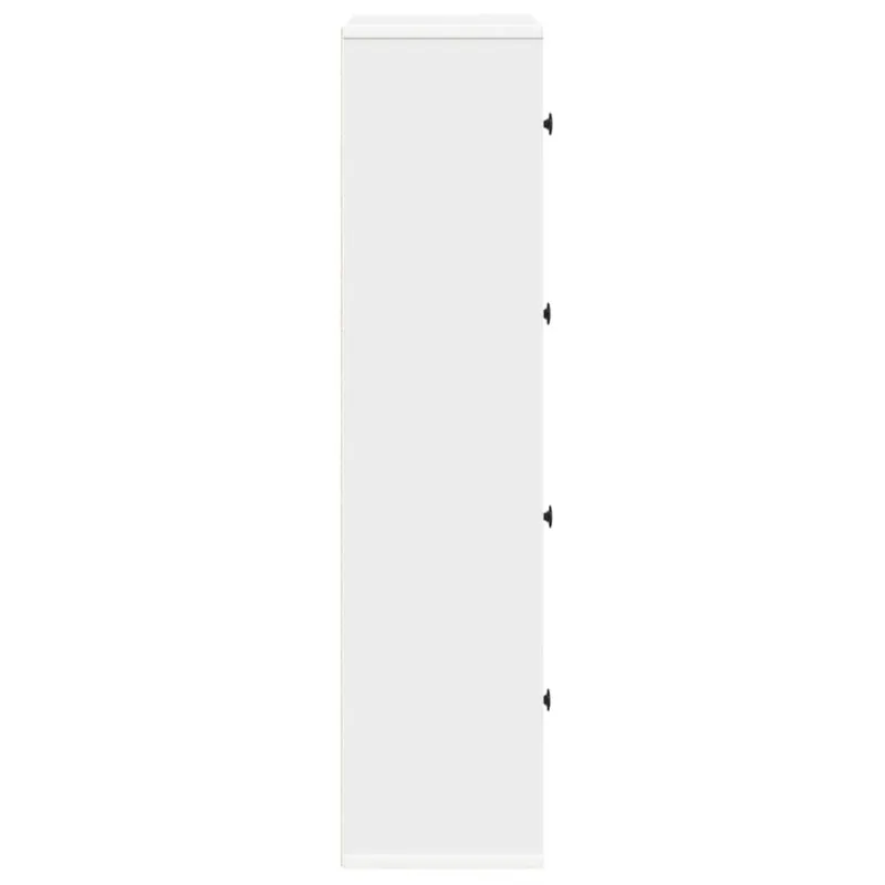 Knygų spinta, baltos spalvos, 60x24x101,5cm, apdirbta mediena