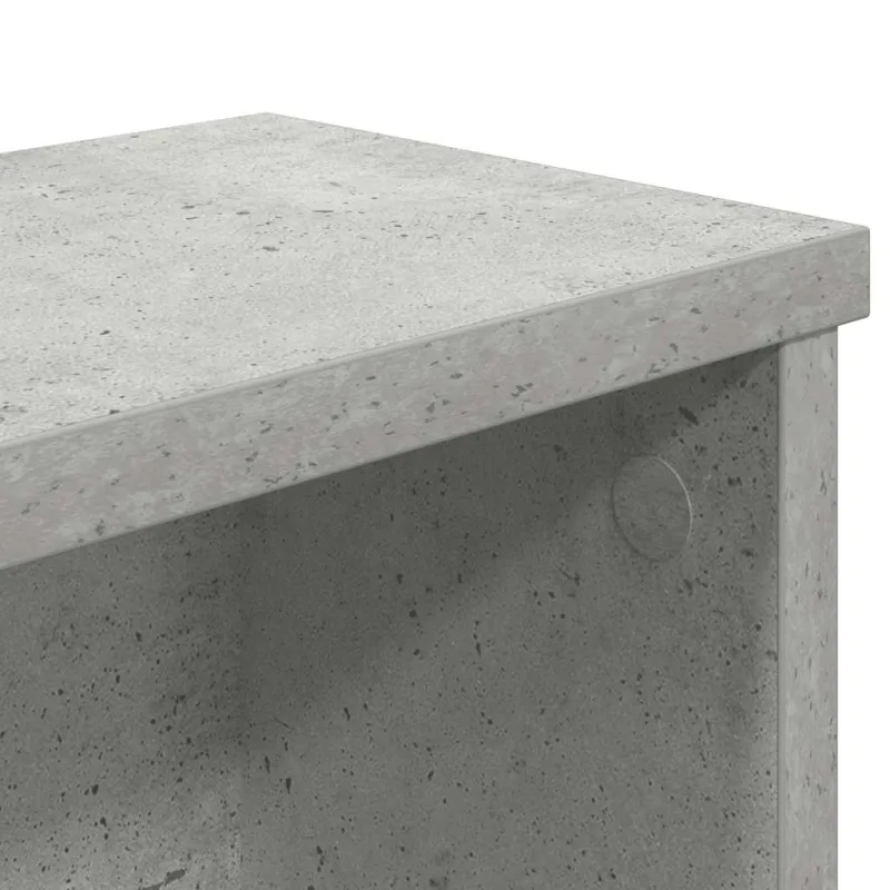 Virtuvės lentyna, sukraunama, betono, 50x15x16cm, mediena