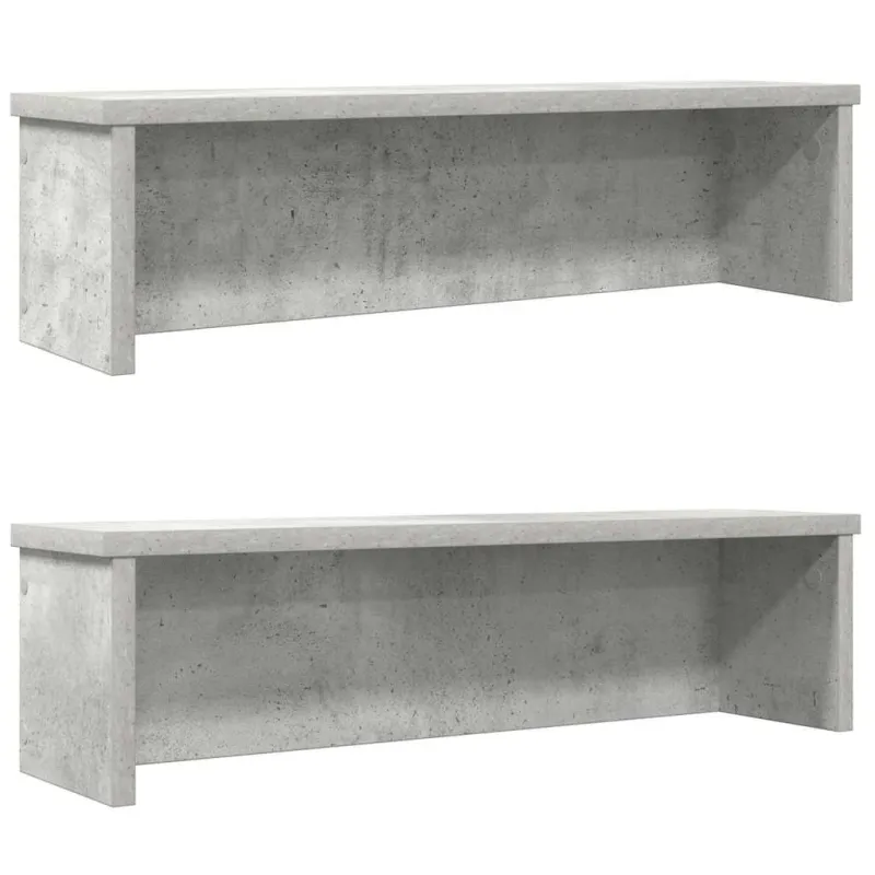 Virtuvės lentynos, sukraunamos, 2 vnt., betono, 50x15x16cm