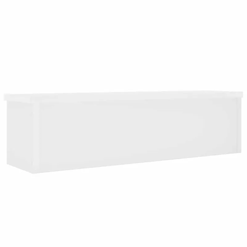 Virtuvės lentynos, sukraunamos, 2 vnt., baltas, 60x15x16cm