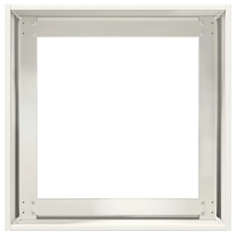 Lovelis, baltos spalvos, 40x40x40cm, šaltai valcuotas plienas