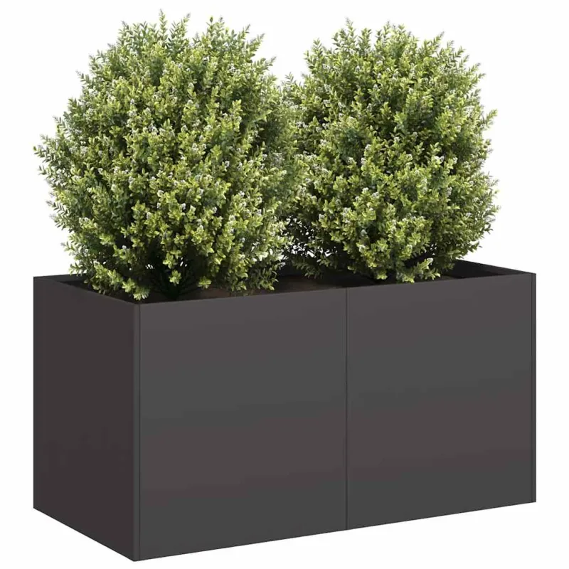 Lovelis, juodos spalvos, 80x40x40cm, šaltai valcuotas plienas