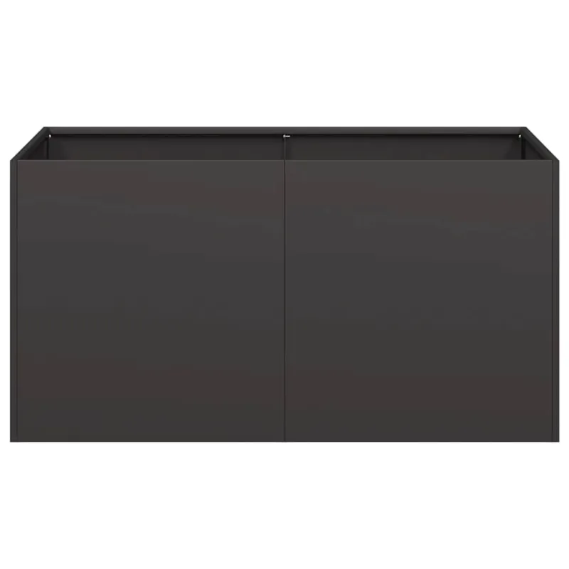 Lovelis, juodos spalvos, 80x40x40cm, šaltai valcuotas plienas