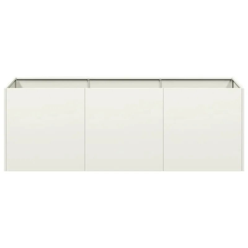 Lovelis, baltos spalvos, 120x40x40cm, šaltai valcuotas plienas