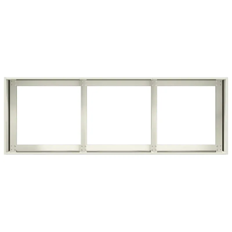 Lovelis, baltos spalvos, 120x40x40cm, šaltai valcuotas plienas
