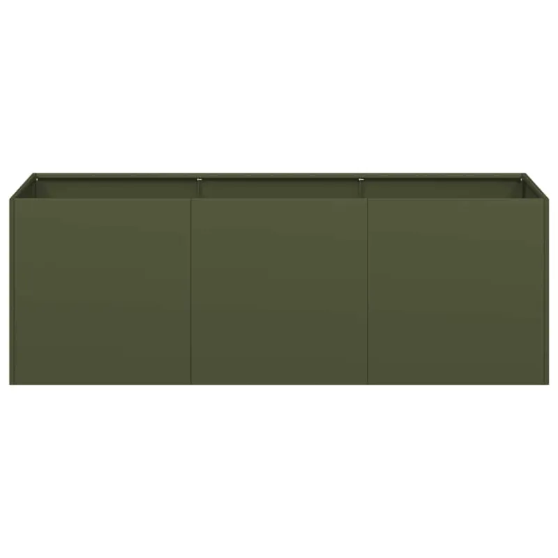 Lovelis, alyvuogių žalias, 120x40x40cm šaltai valcuotas plienas
